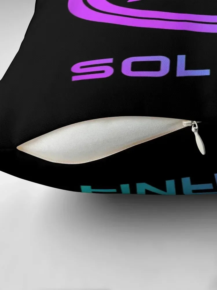 Solana Cryptocurrency - Stylisches Kissen für Wohnzimmer