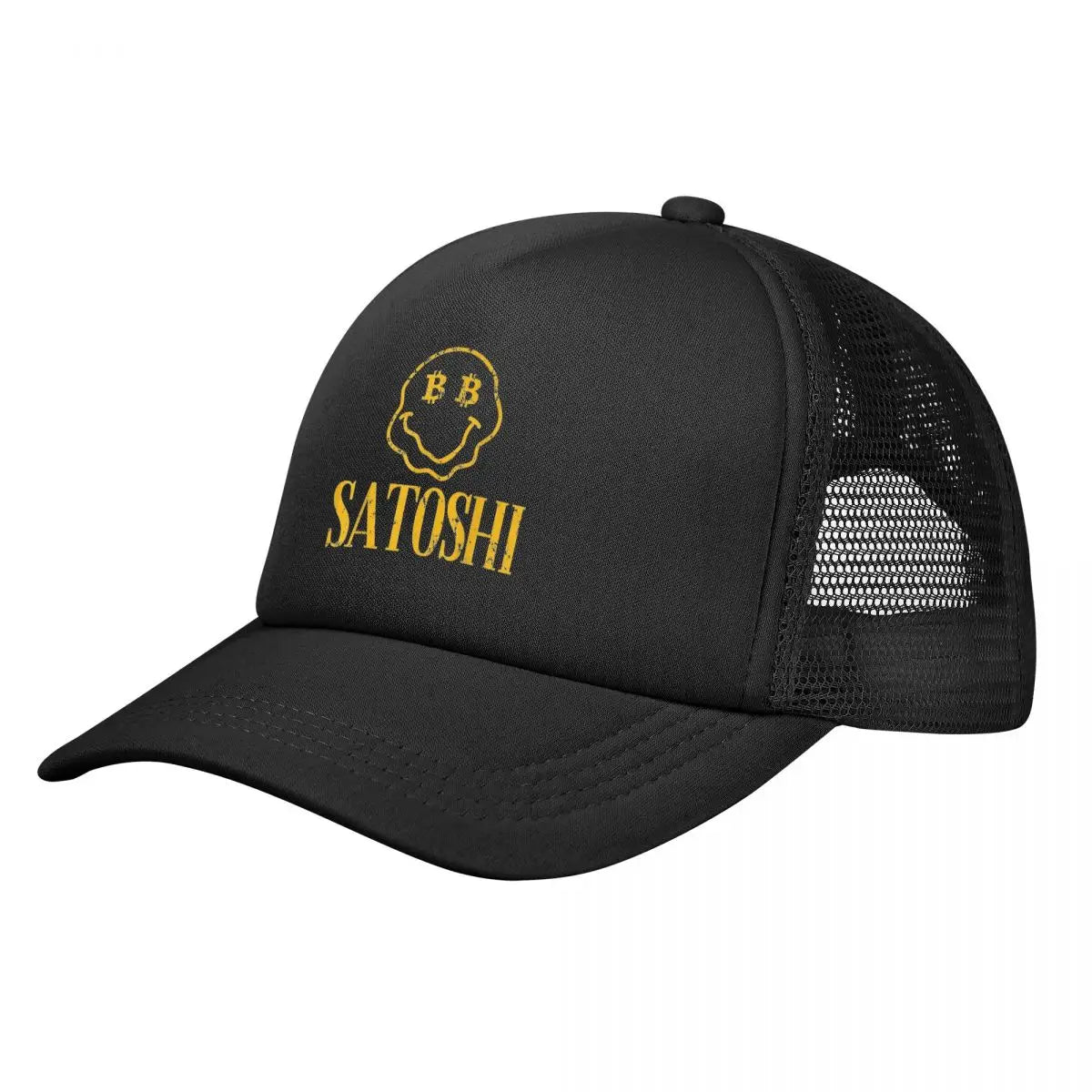 Satoshi Bitcoin Trucker Hat – Stylische Mesh Baseball Cap
