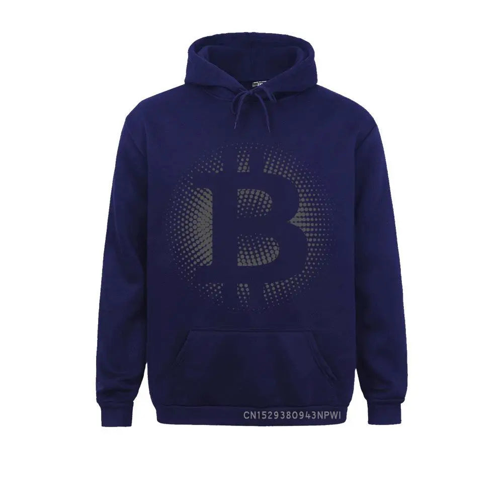 Bitcoin Logo Krypto Hoodie | BTC Sweatshirt für Herren & Damen