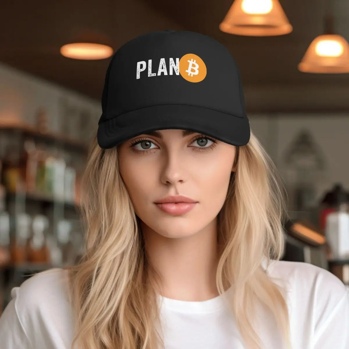 Unisex Plan B Bitcoin Trucker Cap – Atmungsaktive Mesh-Baseballkappe für Sommer & Outdoor