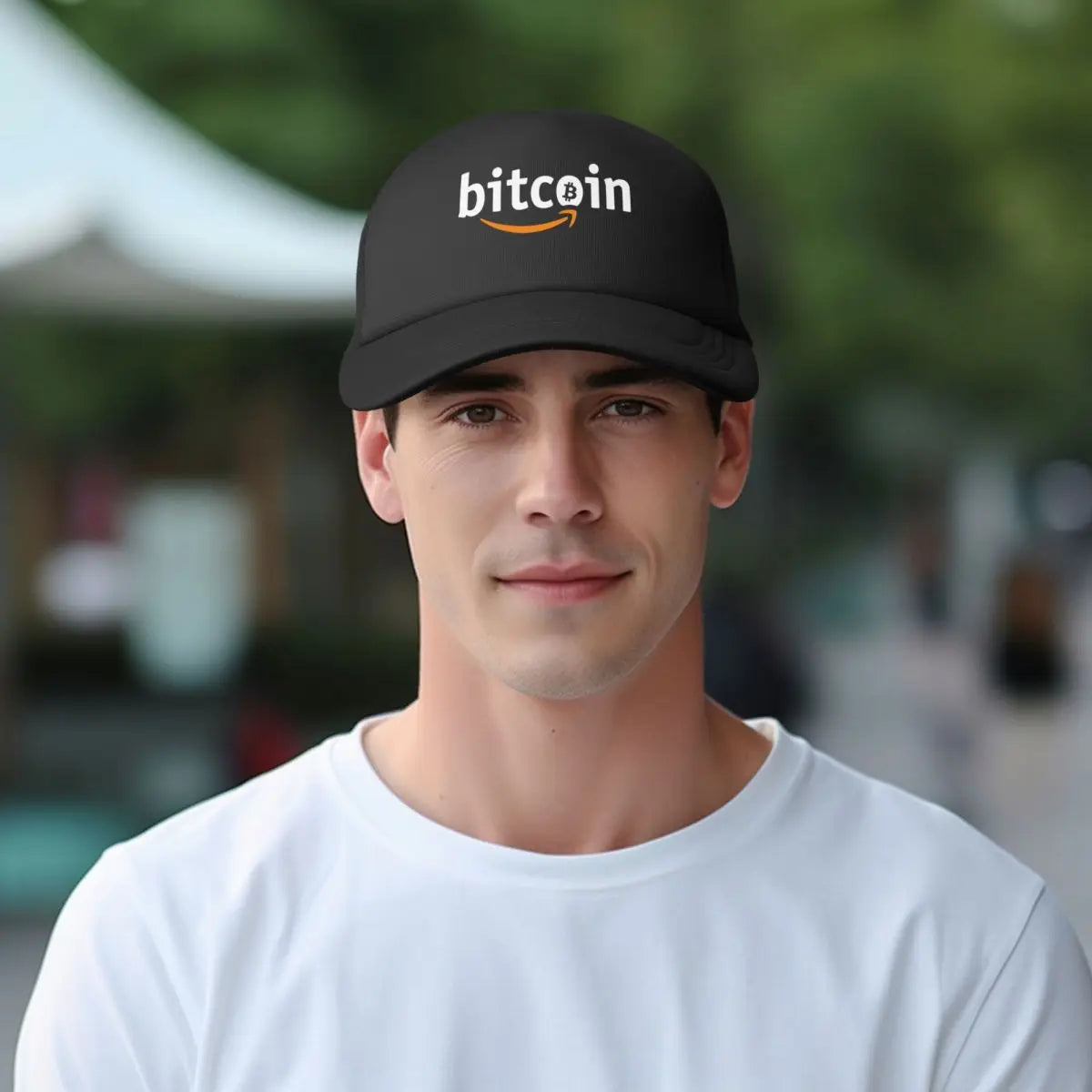 Bitcoin Mesh Cap – Stylische Trucker Cap für Krypto-Fans | CryptoComfort