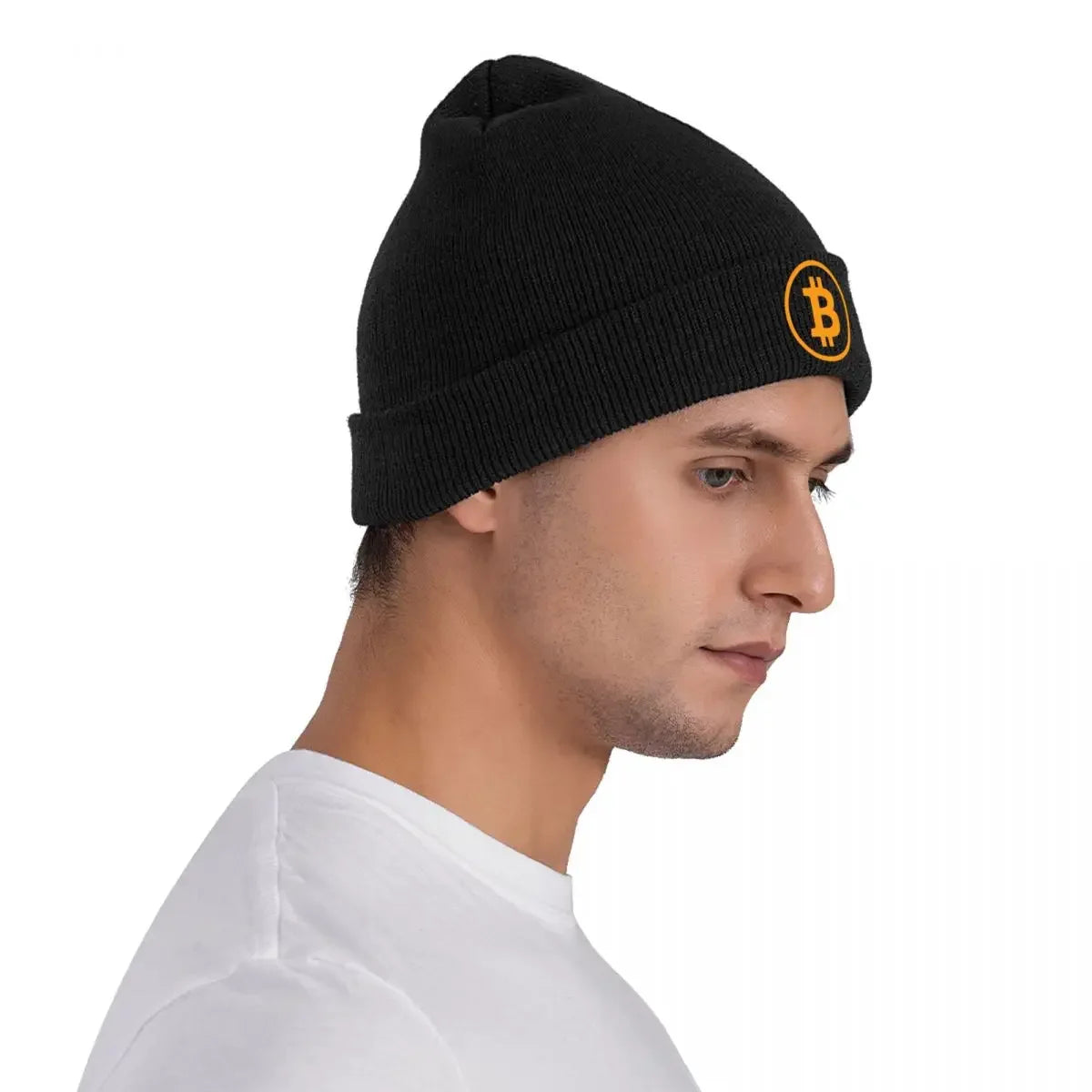 Bitcoin Beanie – Warme & Dehnbare Krypto-Mütze für Outdoor & Alltag