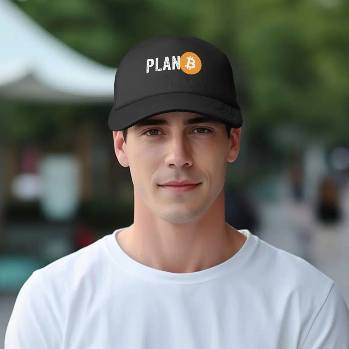 Unisex Plan B Bitcoin Trucker Cap – Atmungsaktive Mesh-Baseballkappe für Sommer & Outdoor